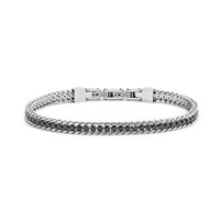 Bracciale Marlù Uomo Sparkles in Acciaio Zirconia 31BR0002N-M - 31BR0002N-M
